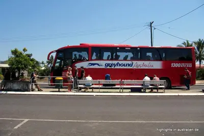 Im Bus durch Australien