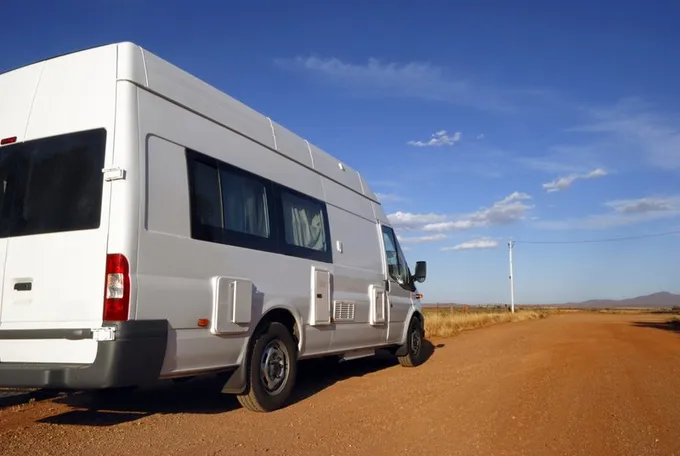 Wohnmobil im Outback