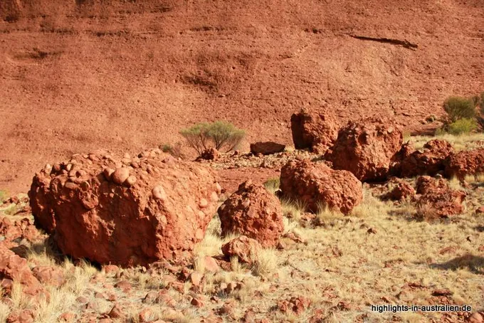 abgebrochener Fels in Kata Tjuta