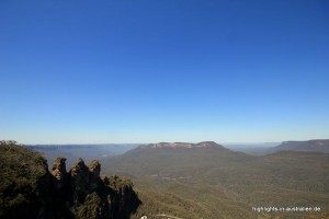 Blick über die Blue Mountains in Katoomba